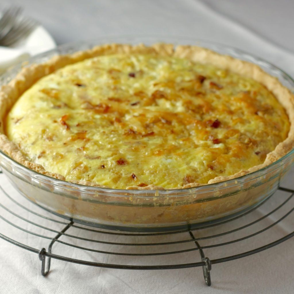 Quiche Lorraine is the perfect dish for brunch, lunch or even a light